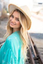 Load image into Gallery viewer, Braid Me Beautiful Straw Frayed Fashion Hat