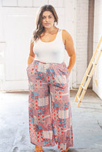 Load image into Gallery viewer, Cream Two Fer Ethnic Bartik Print Wide Leg Jumpsuit