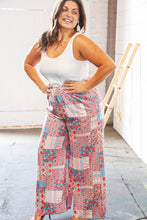 Load image into Gallery viewer, Cream Two Fer Ethnic Bartik Print Wide Leg Jumpsuit