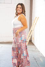 Load image into Gallery viewer, Cream Two Fer Ethnic Bartik Print Wide Leg Jumpsuit