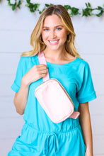Load image into Gallery viewer, Blush Nylon Zipper Buckle Belt Sling