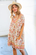 Load image into Gallery viewer, Boho Paisley Print Woven Pocketed Dress
