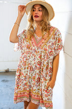 Load image into Gallery viewer, Boho Paisley Print Woven Pocketed Dress