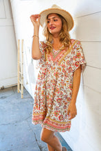 Load image into Gallery viewer, Boho Paisley Print Woven Pocketed Dress