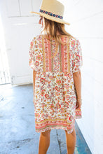 Load image into Gallery viewer, Boho Paisley Print Woven Pocketed Dress