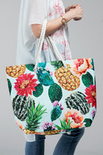Load image into Gallery viewer, A Watercolor Cactus Shoulder Bag