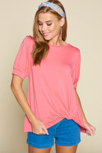 Load image into Gallery viewer, Cute in Coral Twist Top