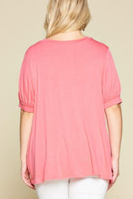 Load image into Gallery viewer, Cute in Coral Twist Top