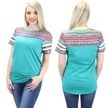 Load image into Gallery viewer, My Serape Tee in Turquoise