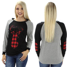 Load image into Gallery viewer, Oh Deer Plaid Top
