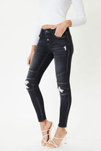 Load image into Gallery viewer, Drive Me Wild KanCan Black Moto Jeans