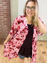 Load image into Gallery viewer, Acid Washed in Pink Kimono