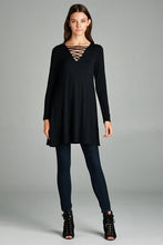 Load image into Gallery viewer, All Laced Up Top in Black