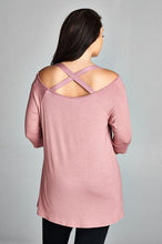 Load image into Gallery viewer, Double Crossed Top in Mauve