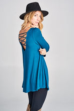Load image into Gallery viewer, Across the World Top in Teal