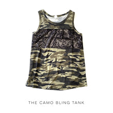 Load image into Gallery viewer, The Camo Bling Tank