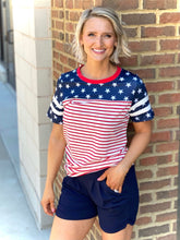 Load image into Gallery viewer, Stars & Stripes Forever Top