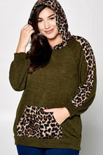 Load image into Gallery viewer, Fierce in Olive Hoodie