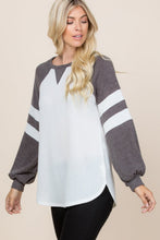 Load image into Gallery viewer, All For One Varsity Stripe Top