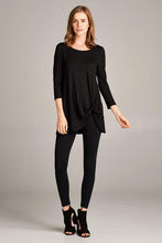 Load image into Gallery viewer, A Twist of Fate Top in Black