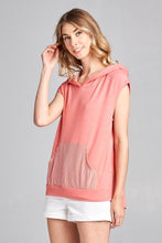 Load image into Gallery viewer, Around the Campfire Hoodie in Coral