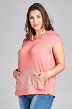Load image into Gallery viewer, Around the Campfire Hoodie in Coral