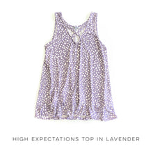 Load image into Gallery viewer, High Expectations Tank in Lavender
