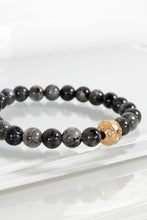 Load image into Gallery viewer, Natural Beauty Stone Bracelet in Dark Gray