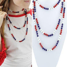 Load image into Gallery viewer, Layer Me Up Necklace in Red, White, & Blue