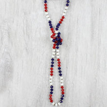 Load image into Gallery viewer, Layer Me Up Necklace in Red, White, & Blue