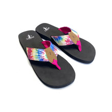 Load image into Gallery viewer, My Bahama Mama Tie Dye Flip Flops