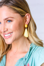 Load image into Gallery viewer, Sunrise Geo Resin Stone Drop Earrings