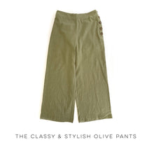 Load image into Gallery viewer, My Classy & Stylish Olive Pants