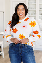 Load image into Gallery viewer, Falling Flowers Floral Sweater