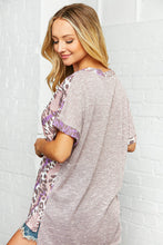 Load image into Gallery viewer, Multi Leopard Print Color Block Dolman Top