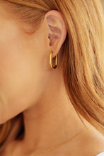 Load image into Gallery viewer, I Turn To You Squared Hoop Earrings