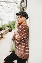 Load image into Gallery viewer, Getting Cozy Chenille Sweater- Taupe