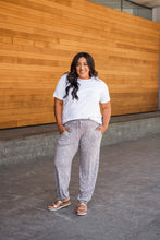 Load image into Gallery viewer, All In Gray Snake Print Joggers