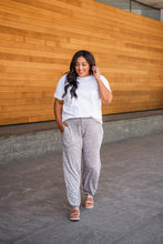 Load image into Gallery viewer, All In Gray Snake Print Joggers