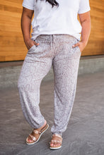 Load image into Gallery viewer, All In Gray Snake Print Joggers