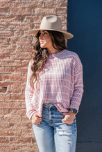 Load image into Gallery viewer, Getting Cozy Chenille Sweater- Pink