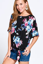 Load image into Gallery viewer, Fields of Floral Knot Top