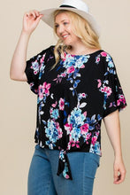 Load image into Gallery viewer, Fields of Floral Knot Top