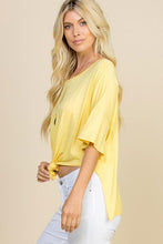 Load image into Gallery viewer, Sunshine in My Step Knot Top