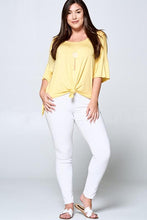 Load image into Gallery viewer, Sunshine in My Step Knot Top