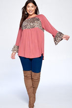 Load image into Gallery viewer, Lovely in Leopard Babydoll Top