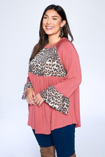 Load image into Gallery viewer, Lovely in Leopard Babydoll Top