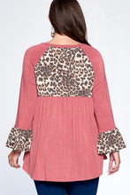 Load image into Gallery viewer, Lovely in Leopard Babydoll Top