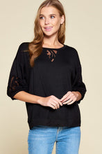 Load image into Gallery viewer, A Touch of Class Top in Black