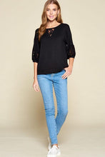 Load image into Gallery viewer, A Touch of Class Top in Black